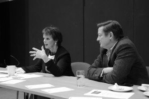 Anne Milton MP speaks to Cranleigh Chamber Members