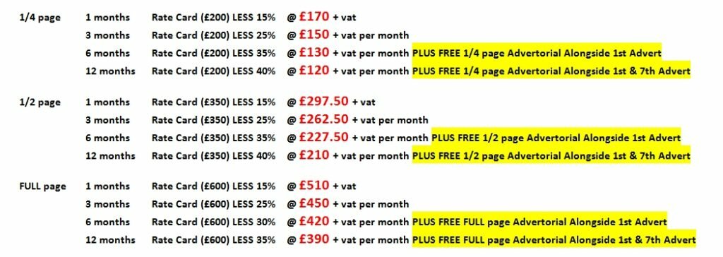 VantagePoint magazine discounted offer for Cranleigh Chamber of Commerce members