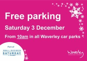 Free Christmas parking in Cranleigh