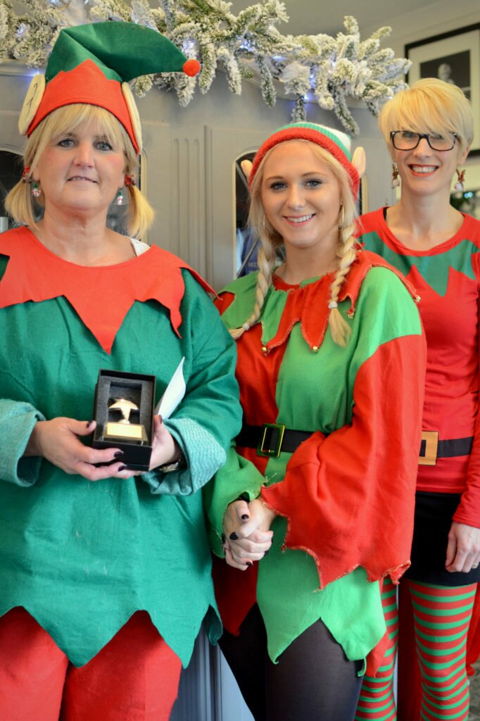 Lee Taman Hairdressing win Cranleigh Christmas Window competition