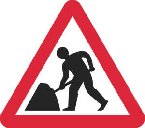 Roadworks in Cranleigh High Street